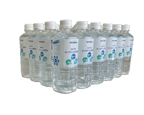 <<毎週1回>>　定期宅配便　天然アルカリイオン水　500ml×24本